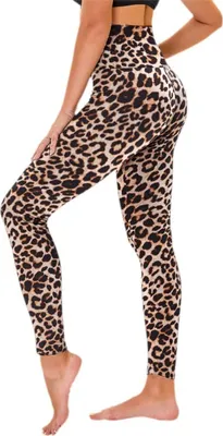 Produktbild von High Waist Leggings Damen Schwarz Leggins Blickdicht für Sport Gym