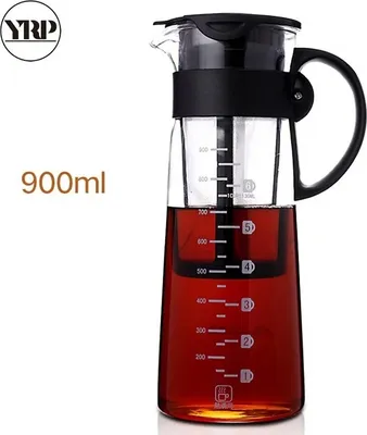 Image de 900 ML Machine à café Cold Brew Machine à café glacé Cold Brew Maker pour un délicieux café glacé ou un thé glacé infusé à froid