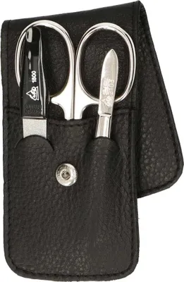 Immagine prodotto di ERBE SOLINGEN set da viaggio per manicure in pelle Siena 9018 nero