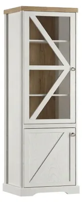 Productafbeelding van Furniture24 Vitrinekast, model "Barn", geschikt voor slaapkamer en woonkamer