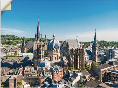 Produktbild von ARTland Wandbild, selbstklebend Aachen Panorama III Größe: 80x60 cm