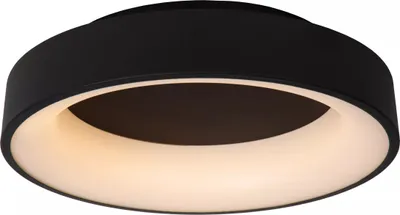 Imagen del producto de Lámpara de techo LED, 45 cm, 33W, negra, redonda, modelo MIRAGE, marca Lucide