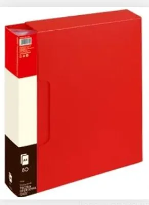 Produktbild von Grand 9008A Präsentationsmappe mit 80 Hüllen Rot