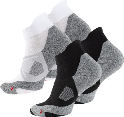 Produktbild von Stark Soul® Sneaker Sport Socks 2 Paar, Damen & Herren, Gr: 43-46, Schwarz, Weiß