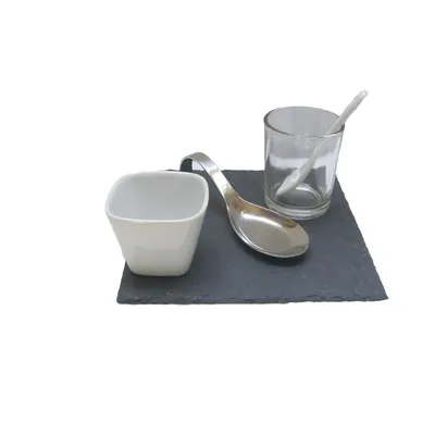 Produktbild von Tapas Set Dip Set Vorspeisenset 5 Teile auf Schieferplatte