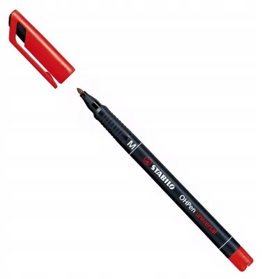 Produktbild von STABILO Foliopis Permanentmarker Rot 0,4mm