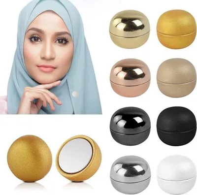 Produktbild von Magnetische Runde Broschen Set 8 Farben