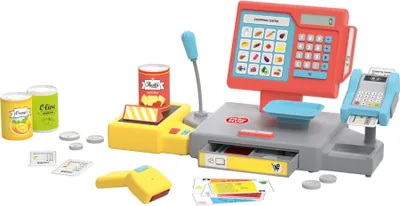 Produktbild von Playtive Einkaufsspielzeuge Fördert Kreativität, Fantasie und Rollenspielvermögen Spielzeugkasse