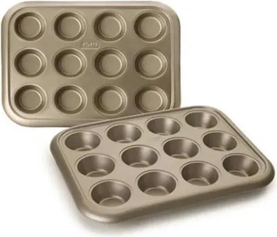 Produktbild von Ibili Golden Class Muffinform Silber  Silber One Size