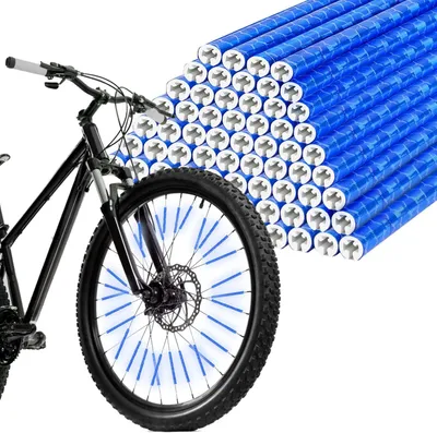 Image de Réflecteurs pour vélos, 48 réflecteurs pour rayons de roues de vélo