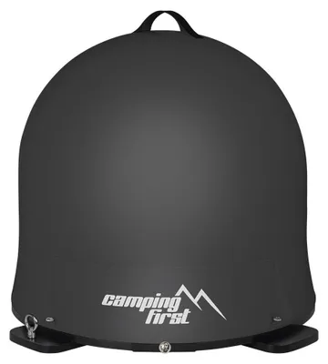 Produktbild von Camping First Satmex Dome grau portable mobile vollautomatische Sat Antenne Satelliten System
