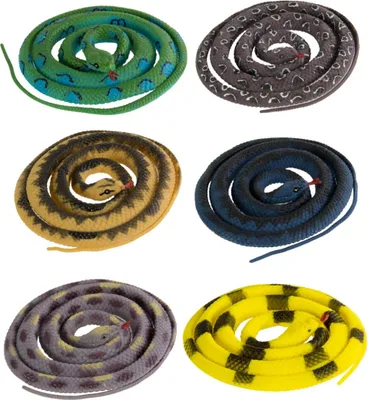 Produktbild von Realistisch aussehende Gummi Schlange als Stretch Tier 146 cm