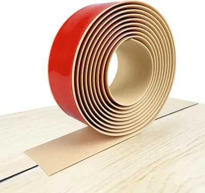 Produktbild von Selbstklebende Abdichtstreifen weiche Kante Übergangslinie - Laminate Parkettböden - Holzablauf 1 m
