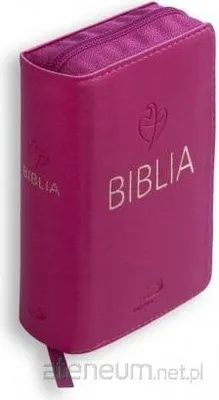 Zdjęcie produktu dla Biblia Tabor flex z zamkiem - malinowa