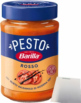 Produktbild von Barilla Pesto Rosso (200g Glas) + usy Block