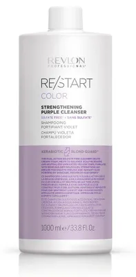 Obrázek produktu pro Revlon Professional Restart Color Strengthening Purple Cleanser tónovací šampon pro neutralizaci žlutých tónů 1000 ml