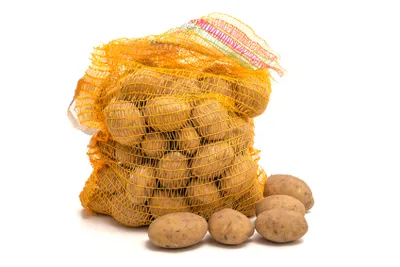Produktbild von 100 Stück Raschelsäcke 51cm x 80cm Kartoffelsack Gemüsesack Zwiebelsack Sack