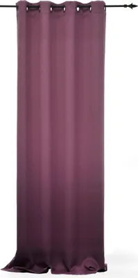 Produktbild von Verdunklungsgardine Rauten lila 135x245 cm Ösen