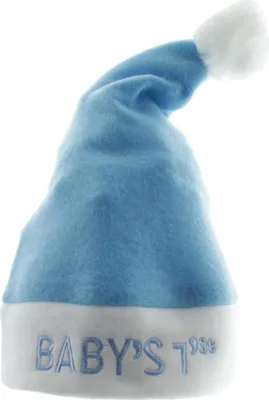 Produktbild von Edco Baby's erste Weihnachtsmütze Blau