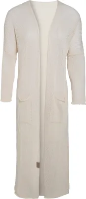 Produktbild von Knit Factory Jasmin Lange Strickjacke - Beige - 36/38