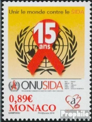 Produktbild von Briefmarken Monaco 2010 Mi 2997 (kompl.Ausg.) postfrisch Aidsbekämpfungsprogramm
