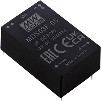 Produktbild von MEANWELL MDS03G-15 DC-DC-Wandler geregelt 15V 0,2A DIP24 6.000V