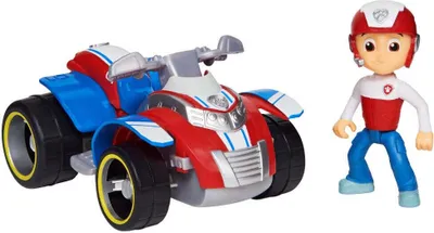 Zdjęcie produktu dla PAW Patrol PAW VHC BscVehicle Sustainable Ryder GML, Czterokołowiec, PAW Patrol, 3 lat(a), Plastik, Niebieski, Czerwony, Biały