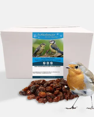 Produktbild von Futterbauer 10 kg Futterrosinen Vogelfutter Wildvögelfutter