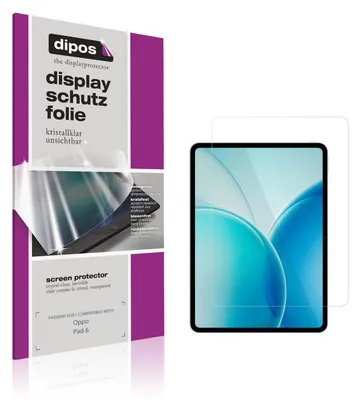Produktbild von 2x Schutzfolie für Oppo Pad 6 klar Displayschutzfolie Folie Display Schutz dipos