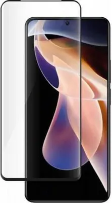 Produktbild von BigBen Connected, Ölabweisende 2.5D Glas-Displayfolie für Xiaomi Redmi Note 11 Pro, Schwarz transparent