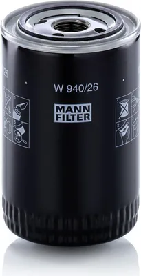 Produktbild von Ölfilter MANN-FILTER W 940/26 Anschraubfilter für LAND ROVER 88/109 MK III Geländewagen geschlossen 88/109 MK III Geländewagen offen 88/109 Mk2A SUV