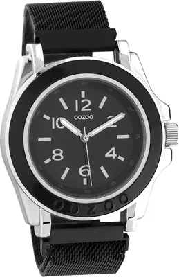 Produktbild von Oozoo Metall Damen Uhr Analog Quarzuhr Armband schwarz Timepieces D2UOC10740