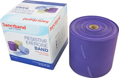Produktbild von Sanctband Übungsband, 45 m x 15 cm, extra stark, violett
