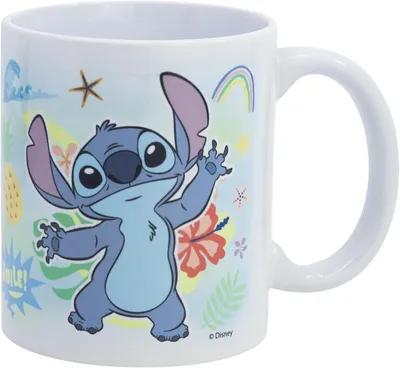 Imagen del producto de Taza Stitch Seaworld Lilo & Stitch Disney Cerámica 325 mls