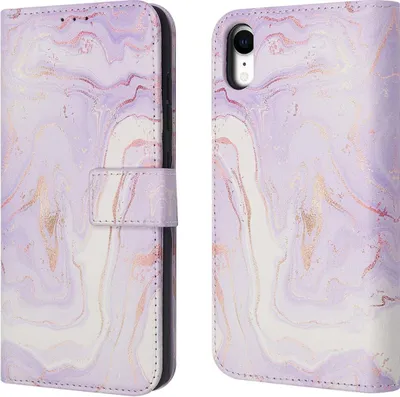 Obrázok produktu pre imoshion Designové puzdro na Apple iPhone Xr - Fialový mramor