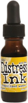 Obrázok produktu pre Náplň do atramentového tampónu Distress Reinker - Fossilized Amber 14 ml