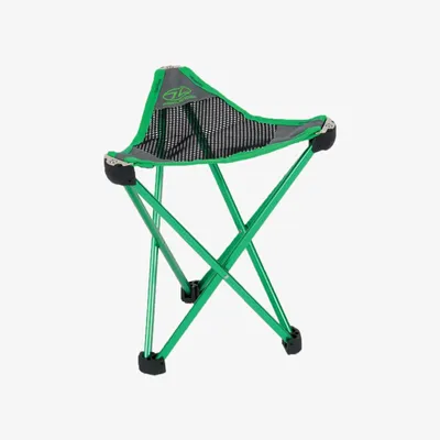 Produktbild von Highlander Klapphocker 33 X 33 Cm Aluminium/Polyester Grün/Grau
