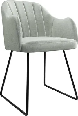 Produktbild von MIRJAN24 Stuhl Nudfer, Polsterstuhl, Esszimmerstuhl, Beine aus Metall, 56x52x78 cm (Farbe: Magic Velvet 2240)