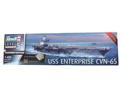 Produktbild von Revell 05173 USS Enterprise CVN-65 Schiff Modell Bausatz 1:400 in