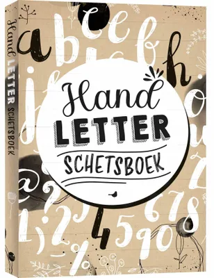 Produktbild von Skizzenbuch für Handlettering mit Übungen für über 100 Schriftstile