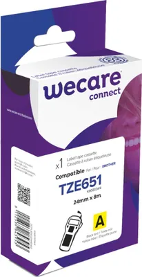 Image de ARMOR WECARE Bande d'écriture compatible BROTHER TZE-651