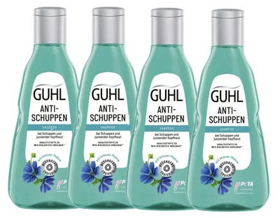 Obrázek produktu pro Guhl Šampon proti lupům na suchou mastnou pokožku hlavy 4 balení 250ml