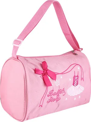 Produktbild von Mädchen Kinder Tanz Ballett Schwimmbeutel Rucksack bestickte Tasche (Pink)