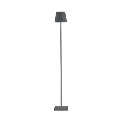 Produktbild von Zafferano Stehleuchte POLDINA PRO L DARK GRAY anthrazit Ø17 höhenverstellbar