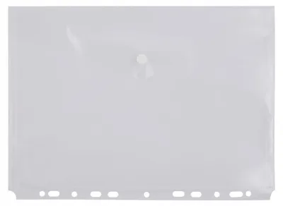Produktbild von D.rect Umschlagmappe A4 transparent für Ordner