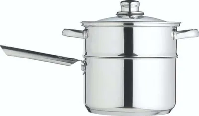 Produktbild von KitchenCraft Universal Dampfgarer de, Edelstahl, Kompatibel mit Kasserollen de 16, 18 und 20 cm