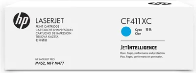 Zdjęcie produktu dla Toner HP 410XC (CF411XC) cyan