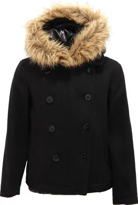 Produktbild von 2234V giaccone bimba girl SCOTCH R'BELLE wool black jacket