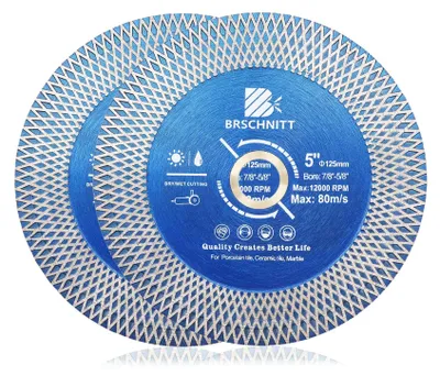 Zdjęcie produktu dla 2 sztuki diamentowej tarczy tnącej o średnicy 5 cali do cięcia płytek ceramicznych
