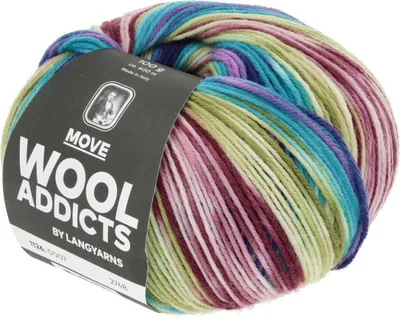 Produktbild von Lang Yarns - Move 0007 türkis rot gelb